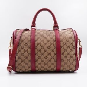 BY21 💚 Gucci GG Monogram Canvas Boston 2 Way